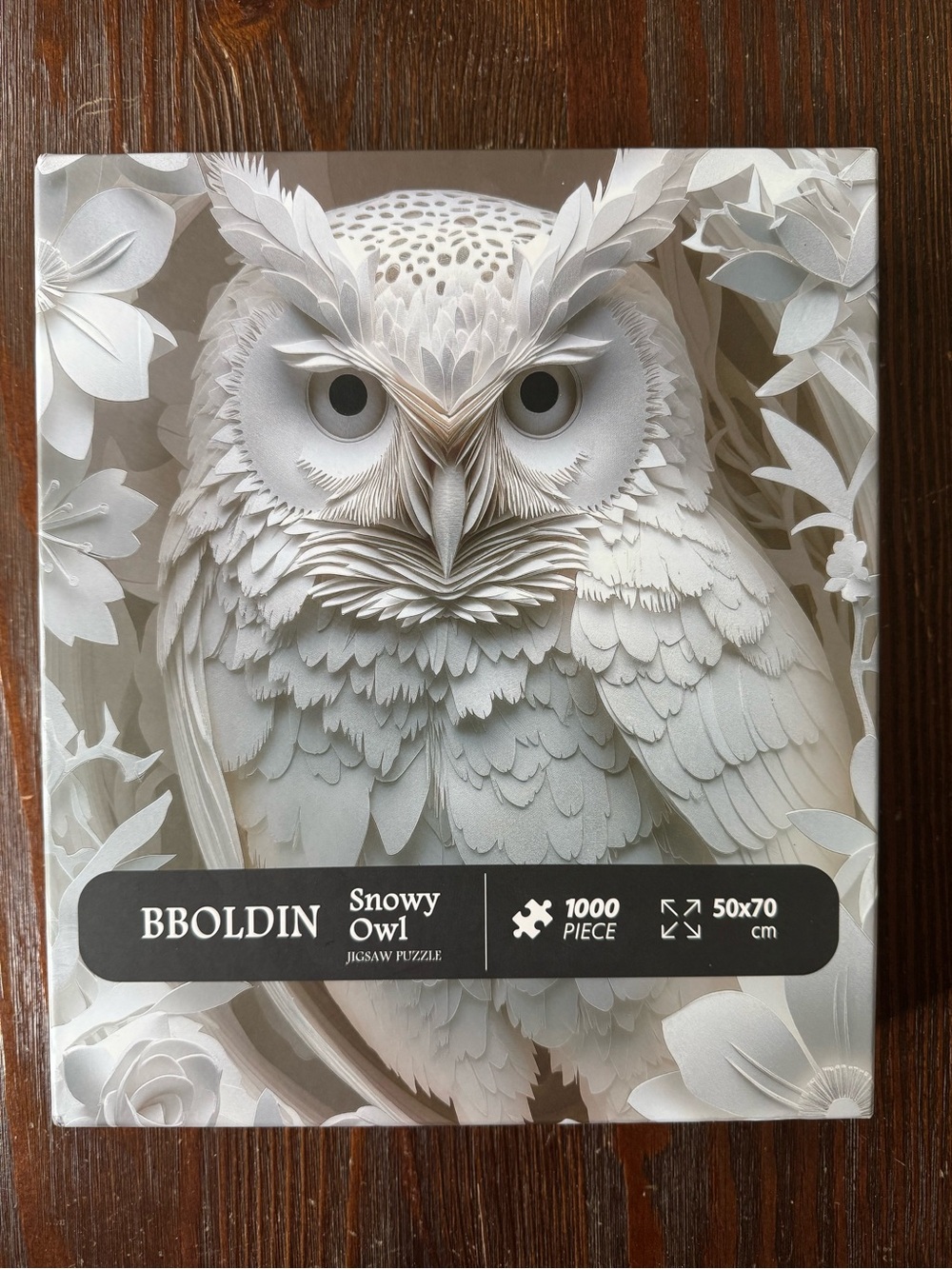 Bboldin "Snowy Owl" 1000 piece puzzle. 5A quality (Might be missing 1 piece)